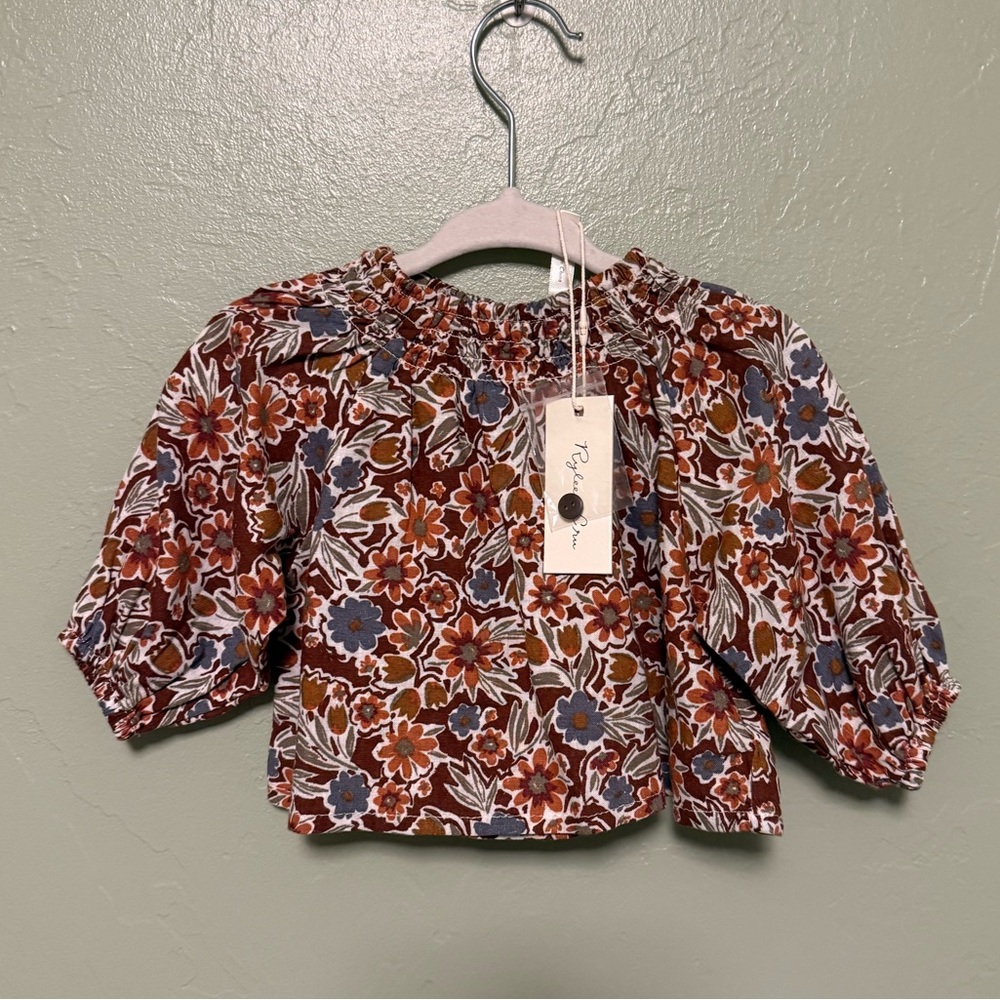 Rylee and cru floral set nwt 0/3 months